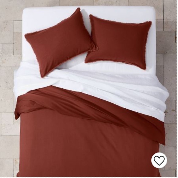 Casaluna Bedding Casaluna Heavyweight Linen Blend Pillow Sham Set 2